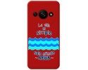 Funda Silicona Líquida Roja para Xiaomi Redmi A3 diseño Agua Dibujos