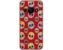 Funda Silicona Líquida Roja para Xiaomi Redmi A3 diseño Catrina Dibujos