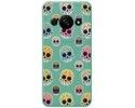 Funda Silicona Líquida Verde para Xiaomi Redmi A3 diseño Catrina Dibujos