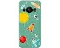 Funda Silicona Líquida Verde para Xiaomi Redmi A3 diseño Espacio Dibujos