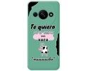 Funda Silicona Líquida Verde para Xiaomi Redmi A3 diseño Vaca Dibujos