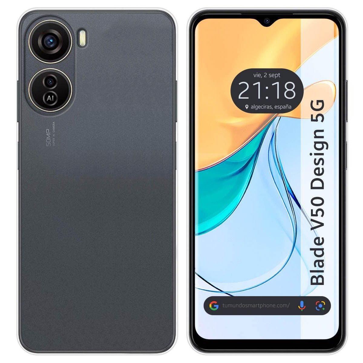 Funda Silicona Gel TPU Transparente para Zte Blade V50 Design 5G