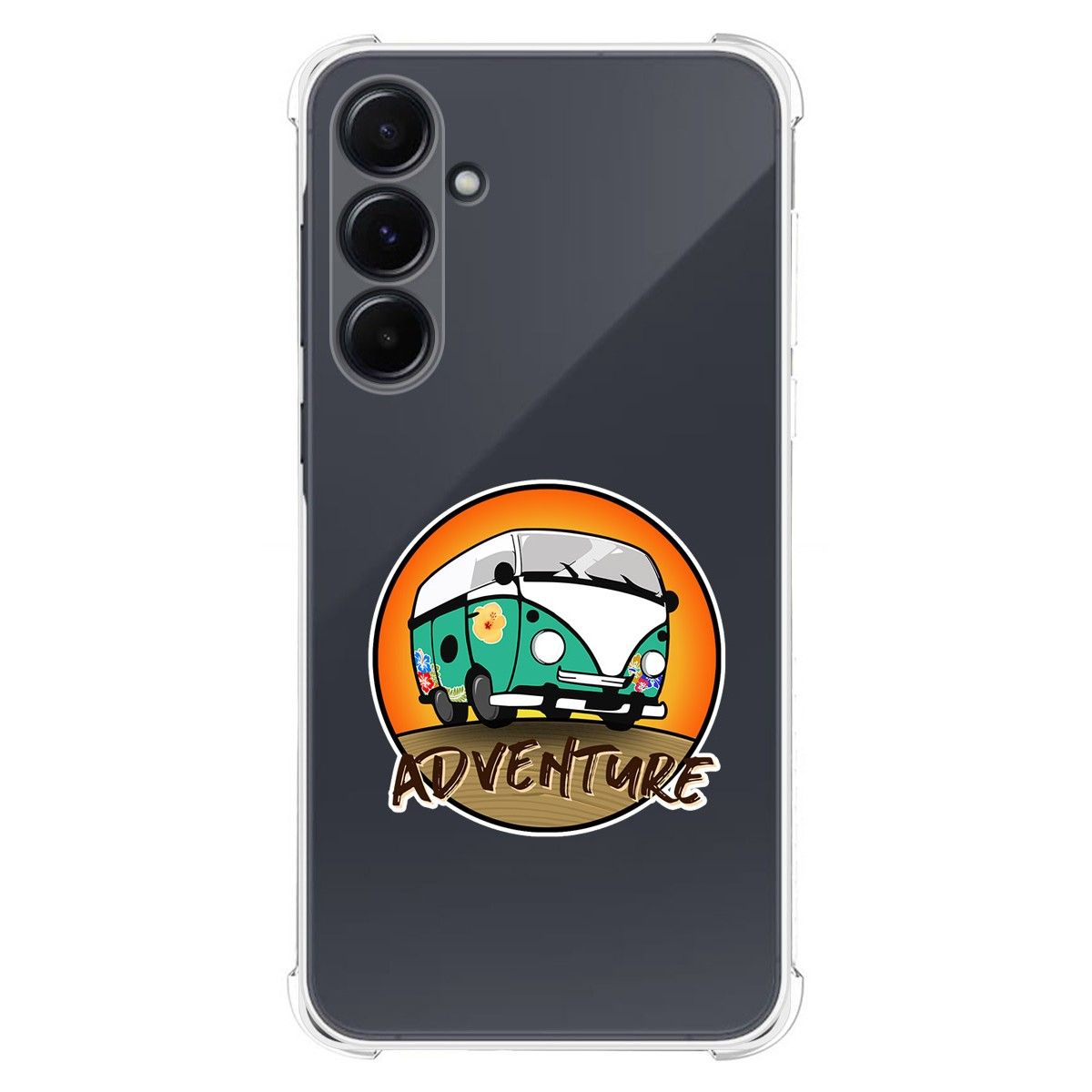 Funda Silicona Antigolpes para Samsung Galaxy A35 5G diseño Adventure Dibujos