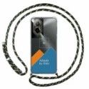 Personaliza tu Funda Colgante Transparente para Realme C67 4G con Cordon Verde / Dorado Dibujo Personalizada