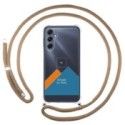 Personaliza tu Funda Colgante Transparente para Samsung Galaxy M34 5G con Cordon Camel Dibujo Personalizada