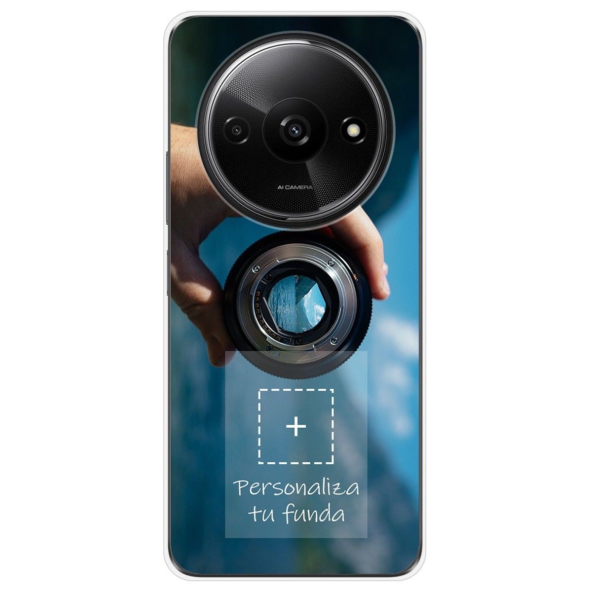 Personaliza tu Funda Doble Pc + Tpu 360 con tu Fotografia para Xiaomi Redmi A3 Dibujo Personalizada