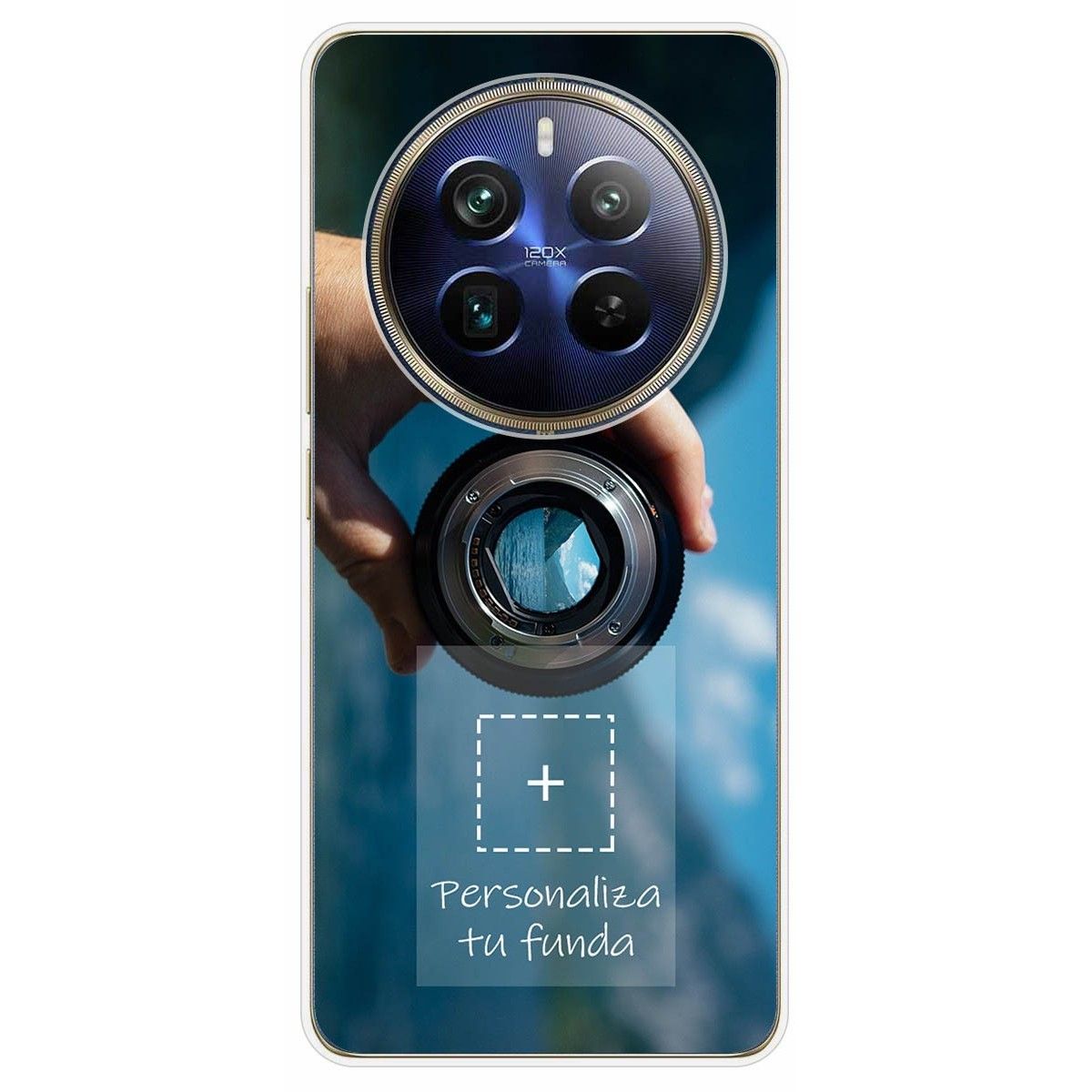 Personaliza tu Funda Silicona Gel Tpu Transparente con tu Fotografia para Realme 12 Pro 5G / 12 Pro Plus 5G Personalizada