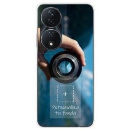 Personaliza tu Funda Silicona Gel Tpu Transparente con tu Fotografia para Huawei Honor 90 Smart 5G Dibujo Personalizada