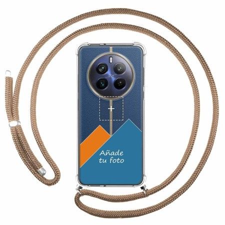 Personaliza tu Funda Colgante Transparente para Realme 12 Pro 5G / 12 Pro Plus 5G con Cordon Camel Dibujo Personalizada