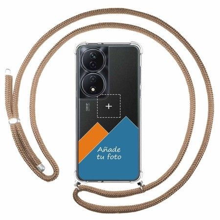 Personaliza tu Funda Colgante Transparente para Huawei Honor X7b con Cordon Camel Dibujo Personalizada