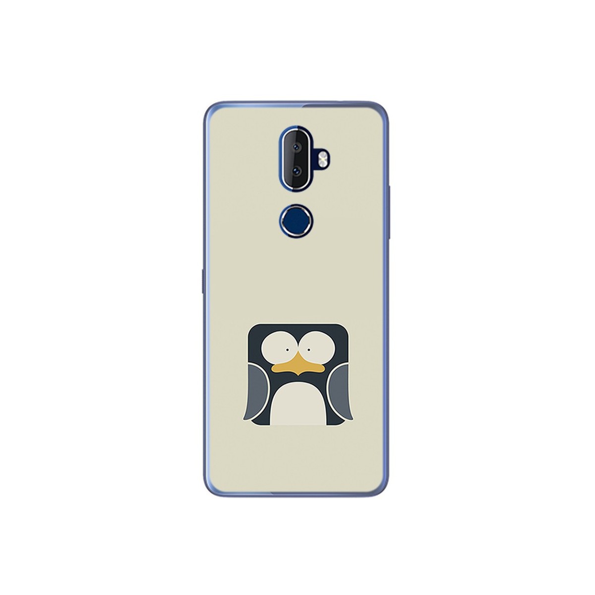 Funda Gel Tpu para Alcatel 3V Diseño Pingüino Dibujos