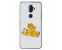 Funda Gel Tpu para Alcatel 3V Diseño Leones Dibujos