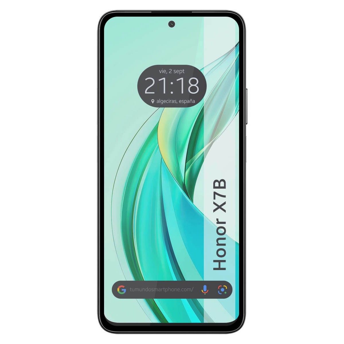 Protector Cristal Templado Completo 5D Full Glue Negro para Huawei Honor X7b Vidrio