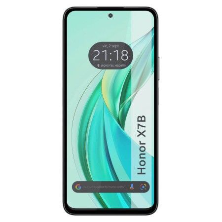 Protector Cristal Templado Completo 5D Full Glue Negro para Huawei Honor X7b Vidrio