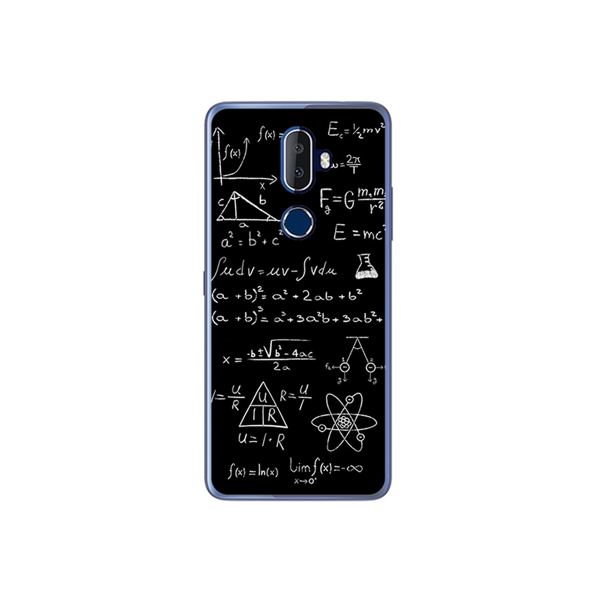 Funda Gel Tpu para Alcatel 3V Diseño Formulas Dibujos