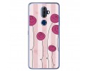 Funda Gel Tpu para Alcatel 3V Diseño Flores Vintage Dibujos