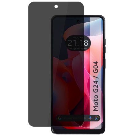 Protector Pantalla Hidrogel Privacidad Antiespías para Motorola Moto G04 / G24