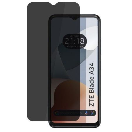 Protector Pantalla Hidrogel Privacidad Antiespías para Zte Blade A34 4G