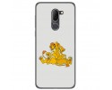 Funda Gel Tpu para Alcatel 3x Diseño Leones Dibujos