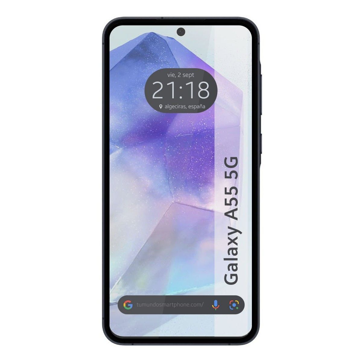 Protector Cristal Templado Completo 5D Full Glue Negro para Samsung Galaxy M34 5G Vidrio