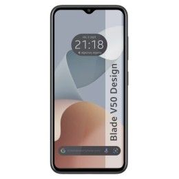 Protector Cristal Templado Completo 5D Full Glue Negro para Zte Blade V50 Design 5G Vidrio 2