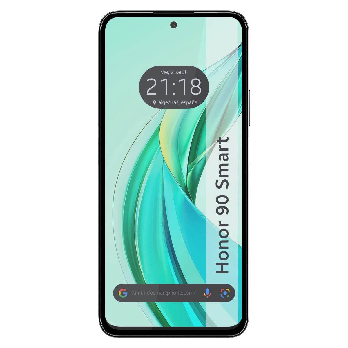 Protector Cristal Templado Completo 5D Full Glue Negro para Huawei Honor 90 Smart 5G Vidrio