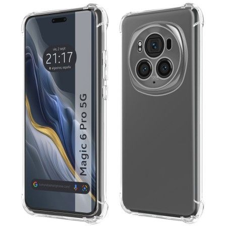Funda Silicona Antigolpes Transparente para Huawei Honor Magic 6 Pro 5G
