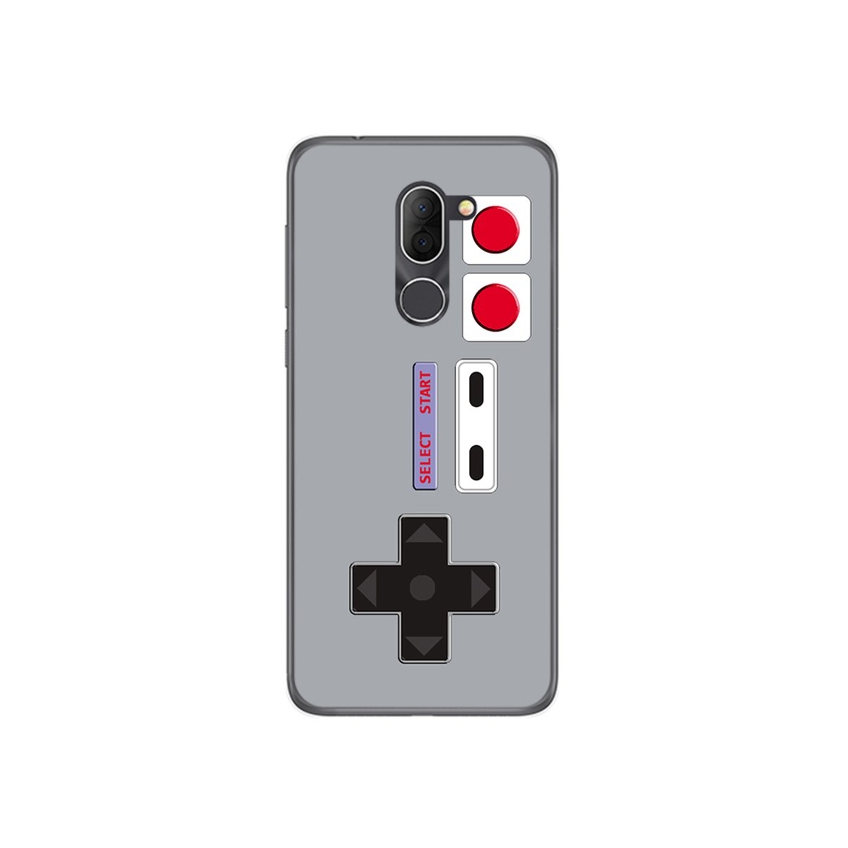 Funda Gel Tpu para Alcatel 3x Diseño Consola Dibujos