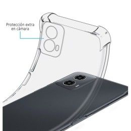 Funda Silicona Antigolpes Transparente para Motorola Moto G34 5G 2