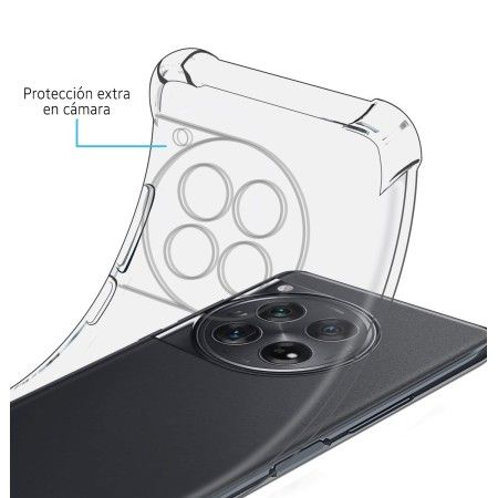Funda Silicona Antigolpes Transparente para Oneplus 12 5G