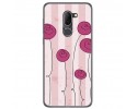Funda Gel Tpu para Alcatel 3x Diseño Flores Vintage Dibujos
