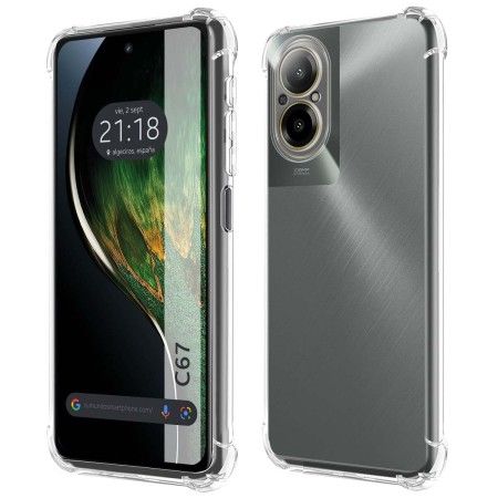 Funda Silicona Antigolpes Transparente para Realme C67 4G