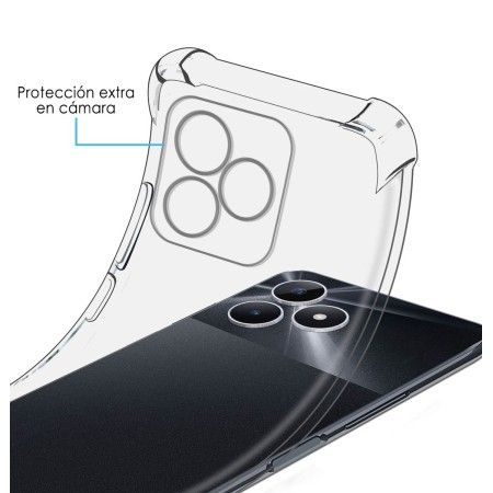 Funda Silicona Antigolpes Transparente para Realme Note 50