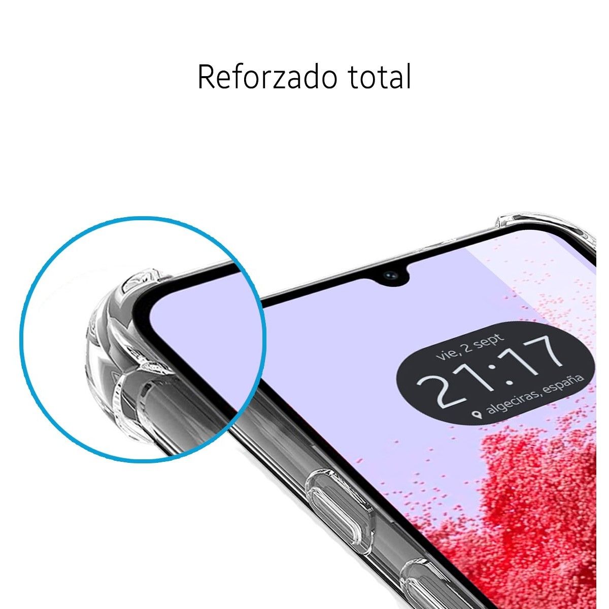 Funda Silicona Antigolpes Transparente para Samsung Galaxy M34 5G