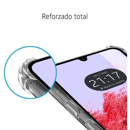 Funda Silicona Antigolpes Transparente para Samsung Galaxy M34 5G