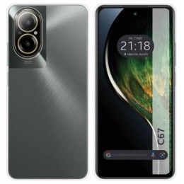 Funda Silicona Gel TPU Transparente para Realme C67 4G