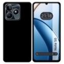 Funda Silicona Gel TPU Negra para Realme Note 50