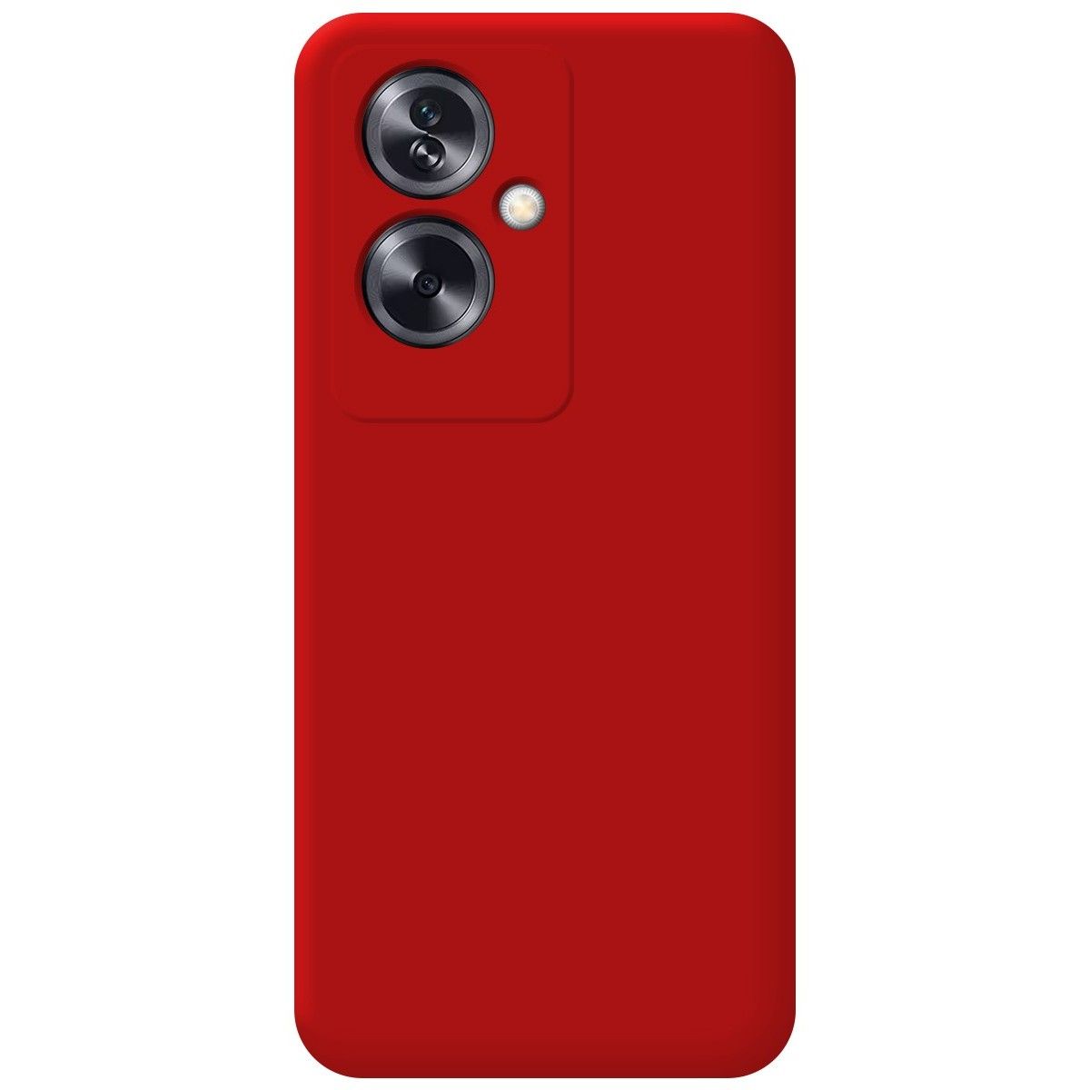 Funda Silicona Líquida Ultra Suave para Oppo A79 5G color Roja