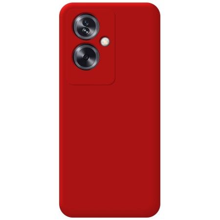 Funda Silicona Líquida Ultra Suave para Oppo A79 5G color Roja