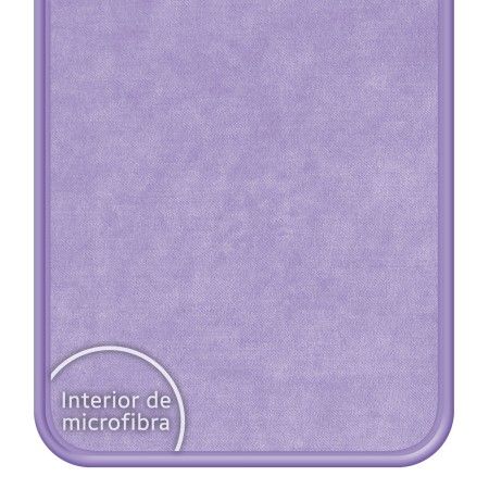 Funda Silicona Líquida Ultra Suave para Oppo Reno 11F 5G color Morada