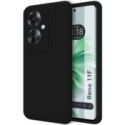 Funda Silicona Líquida Ultra Suave para Oppo Reno 11F 5G color Negro