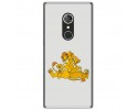 Funda Gel Tpu para Alcatel 5 Diseño Leones Dibujos