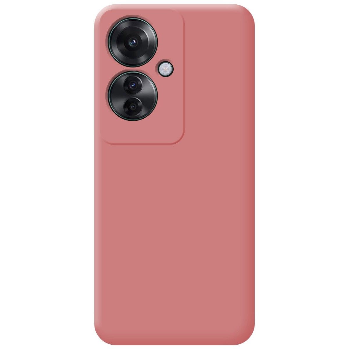 Funda Silicona Líquida Ultra Suave para Oppo Reno 11F 5G color Rosa
