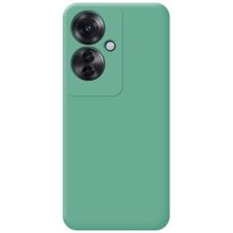 Funda Silicona Líquida Ultra Suave para Oppo Reno 11F 5G color Verde 2