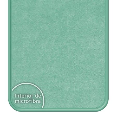 Funda Silicona Líquida Ultra Suave para Oppo Reno 11F 5G color Verde