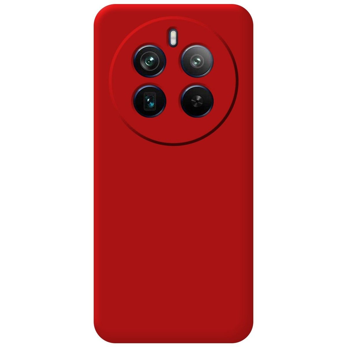 Funda Silicona Líquida Ultra Suave para Realme 12 Pro 5G / 12 Pro Plus 5G color Rojo