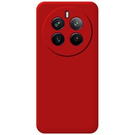 Funda Silicona Líquida Ultra Suave para Realme 12 Pro 5G / 12 Pro Plus 5G color Rojo