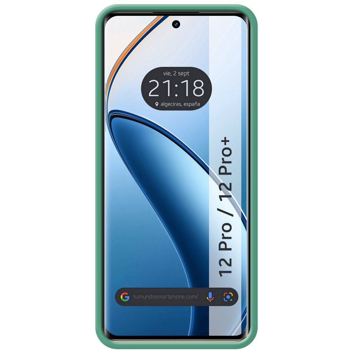 Funda Silicona Líquida Ultra Suave para Realme 12 Pro 5G / 12 Pro Plus 5G color Verde