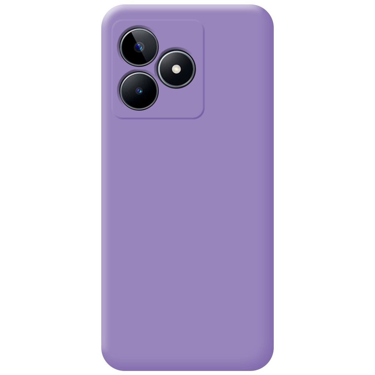 Funda Silicona Líquida Ultra Suave para Realme C51 Color Morada