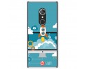 Funda Gel Tpu para Alcatel 5 Diseño Cohete Dibujos